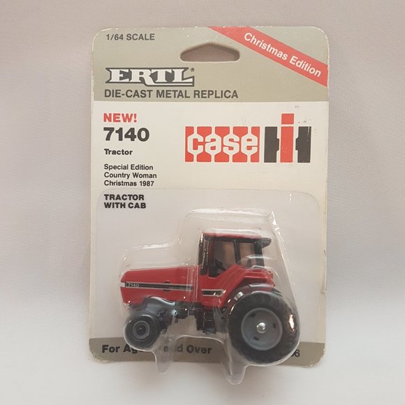 Vintage 1980s ERTL Die Cast Metal Replica CASE IH 7140 Tractor Special Edition - Picture 8 of 10